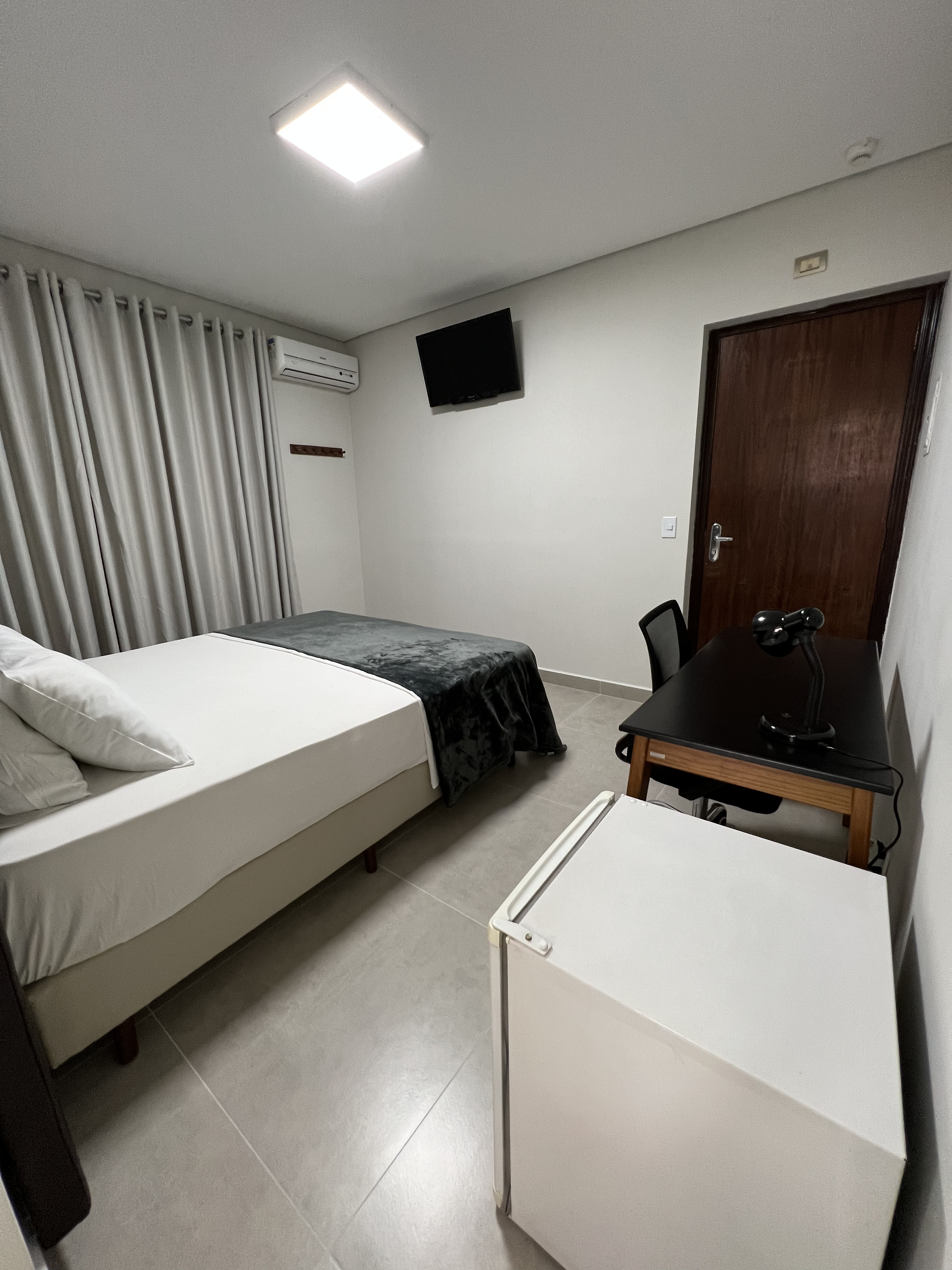 Quarto com camas do Hotel Diamante
